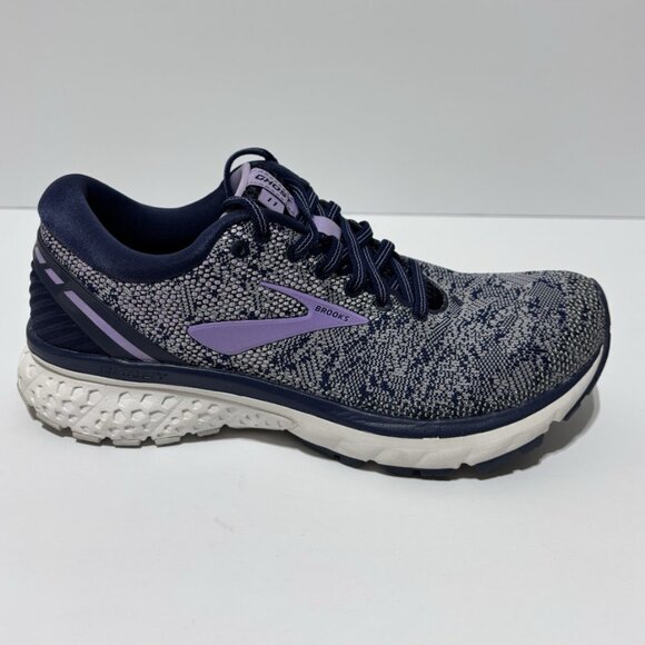 Brooks Women’s Ghost 11, Navy/Gray Running Shoes, Size 8 M - Picture 1 of 7
